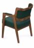 Стул деревянный Alsav Horeca AL 501 Norman Орех Темный Экокожа Dark Green