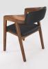 Стул деревянный Alsav Horeca AL 101S Сохо Soft Орех Темный Экокожа Black