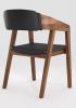 Стул деревянный Alsav Horeca AL 101S Сохо Soft Орех Темный Экокожа Black