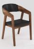 Стул деревянный Alsav Horeca AL 101S Сохо Soft Орех Темный Экокожа Black