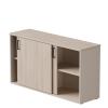 Шкаф-купе низкий Everprof EVO 1374х385х755 Кашемир/Дуб Соната