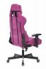 Кресло игровое Zombie VIKING KNIGHT Fabric малиновый Light-15 с подголов. крестовина металл