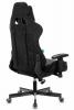 Кресло игровое Zombie VIKING KNIGHT Fabric черный Light-20 с подголов. крестовина металл