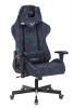 Кресло игровое Zombie VIKING KNIGHT Fabric синий Light-27 с подголов. крестовина металл