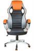 Кресло Riva Chair 9292H Черный/Оранжевый