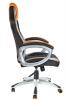 Кресло Riva Chair 9292H Черный/Оранжевый